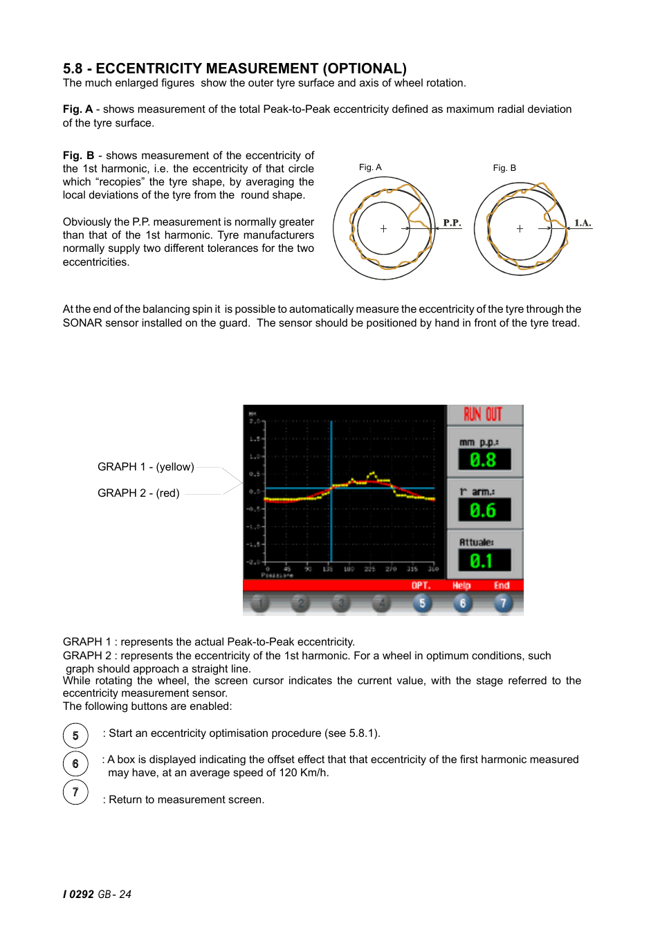 8 - eccentricity measurement (optional) | CEMB USA C75SE (B) User Manual | Page 24 / 34