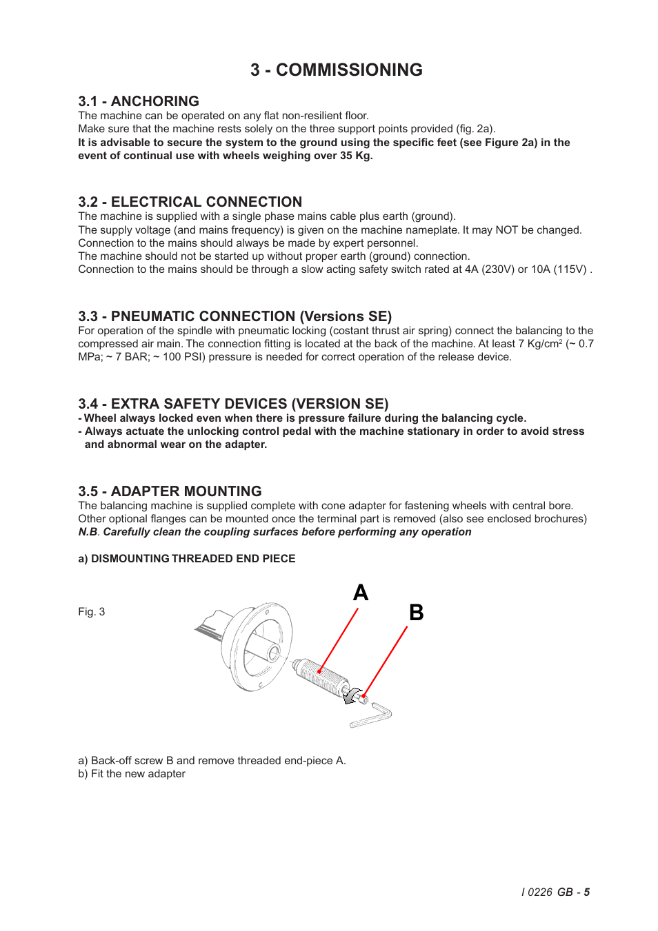 3 - commissioning | CEMB USA C72_2SE (B) User Manual | Page 5 / 28