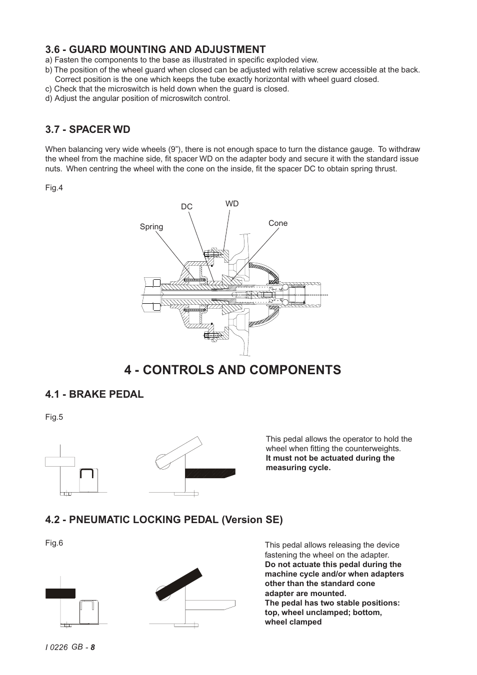 4 - controls and components | CEMB USA C72_2SE (B) User Manual | Page 8 / 28