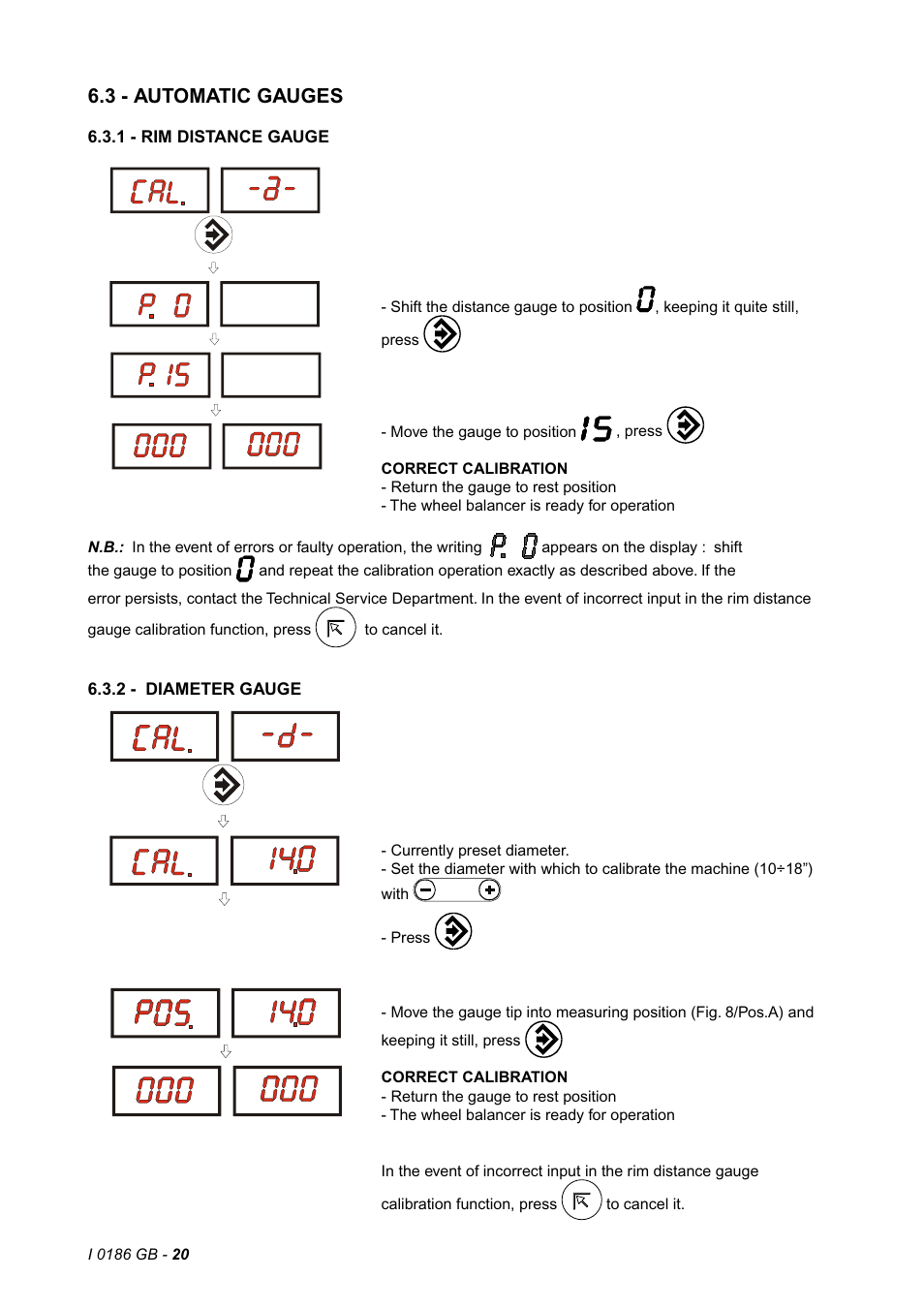 3 - automatic gauges | CEMB USA C72_2SE (A) User Manual | Page 20 / 26