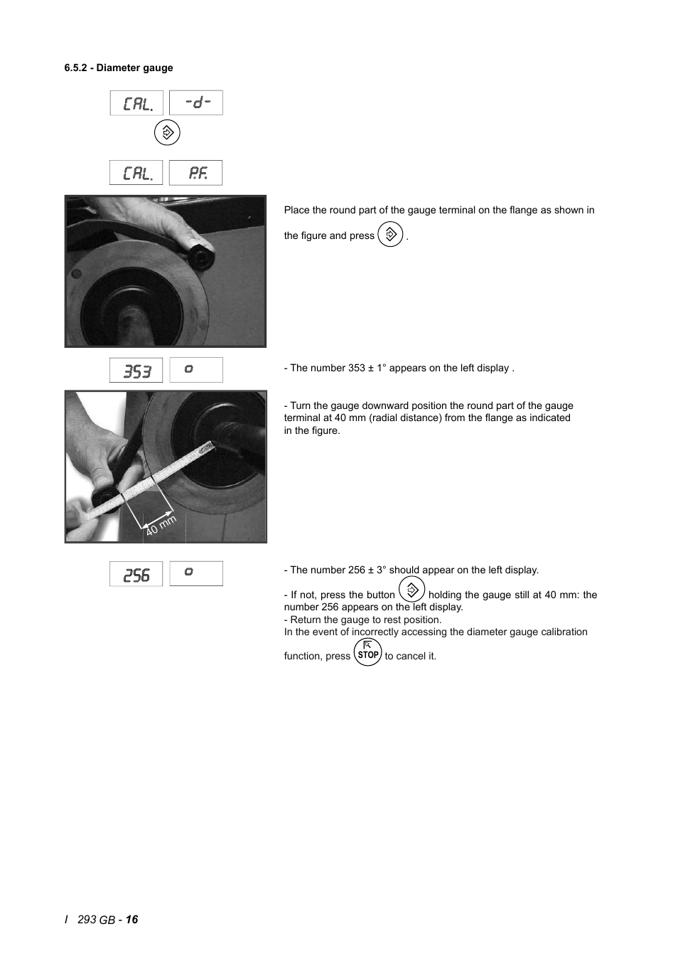 E40 mm | CEMB USA C71 (A) User Manual | Page 16 / 18