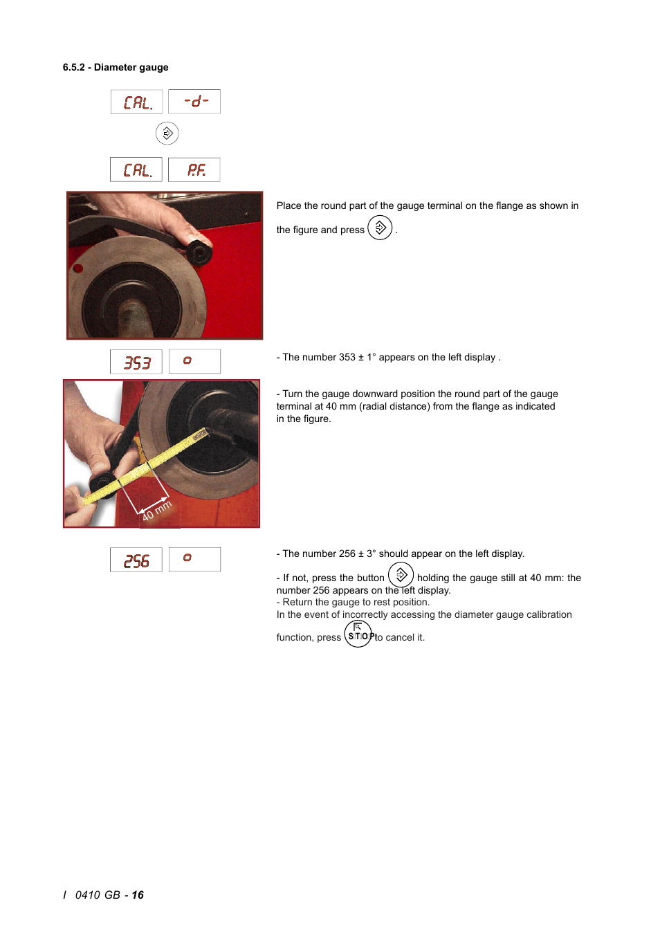 E40 mm | CEMB USA C71 (C) User Manual | Page 16 / 19