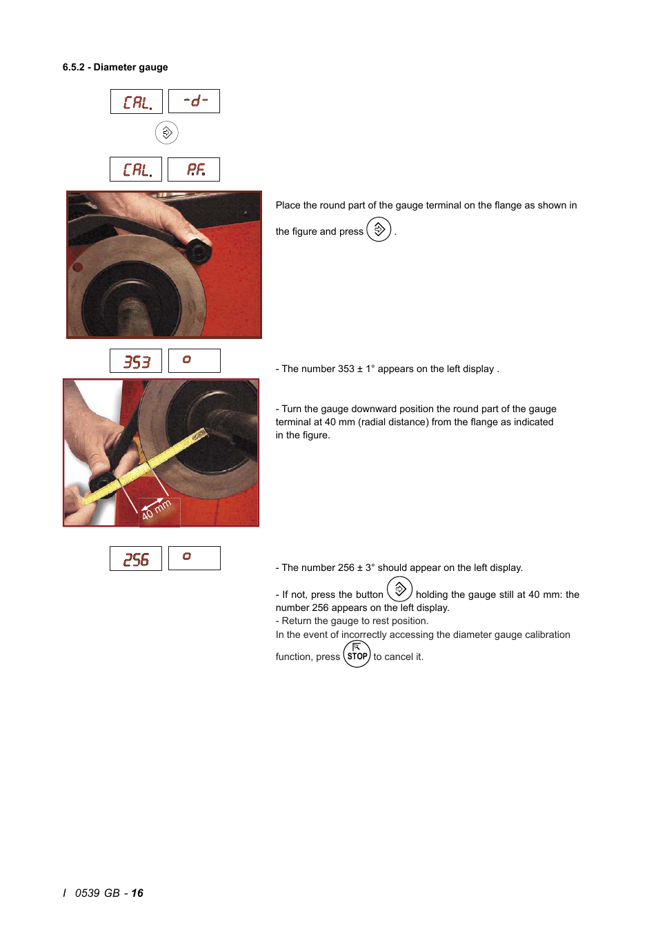 E40 mm | CEMB USA C71_2 (B) User Manual | Page 16 / 19