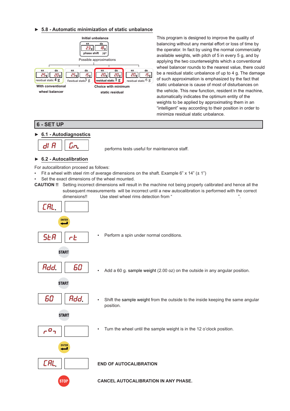 6 - set up | CEMB USA C71_2 evo (D) User Manual | Page 13 / 19