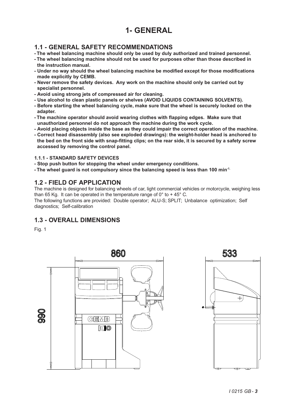 General | CEMB USA K10 (D) User Manual | Page 3 / 17