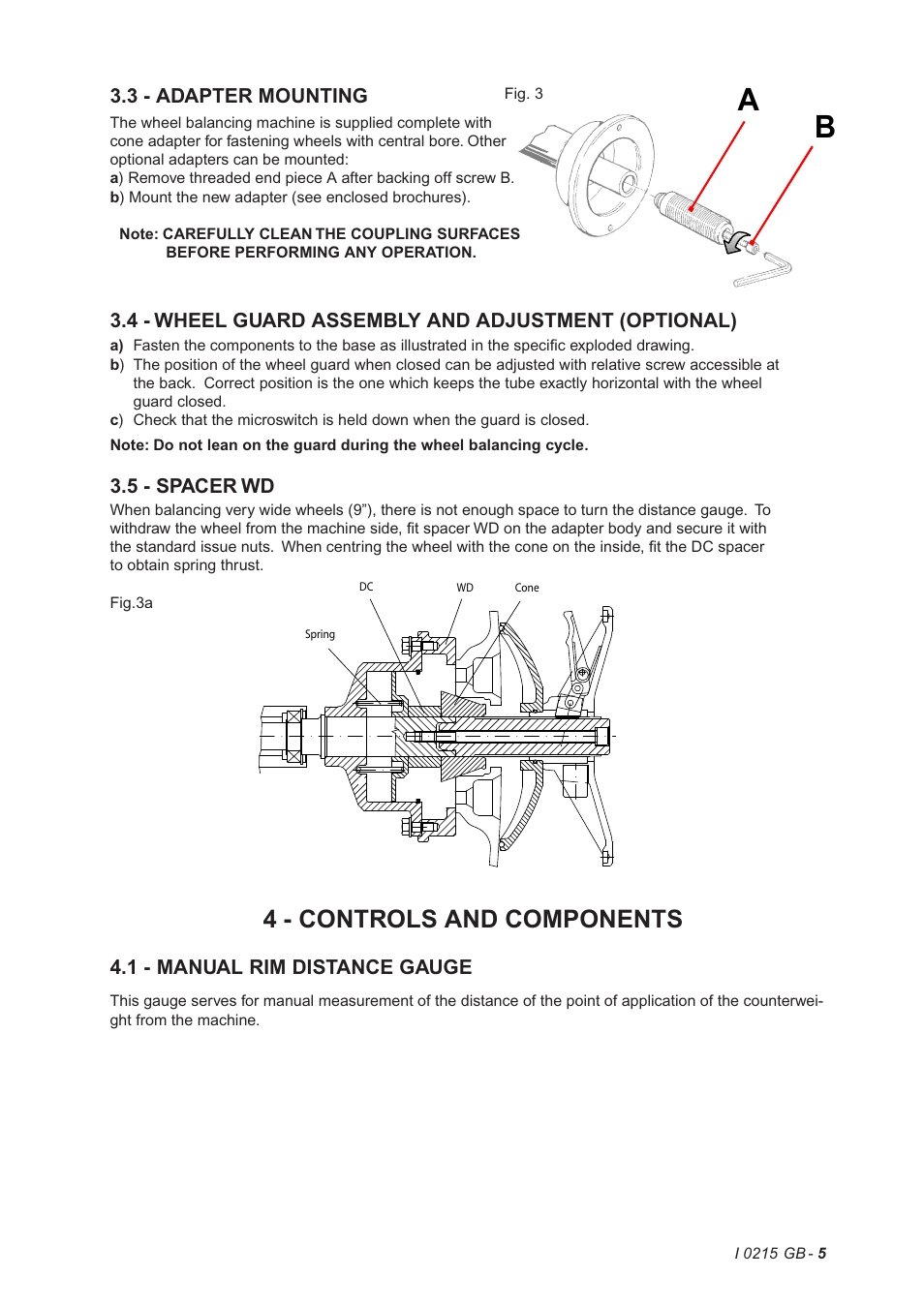 4 - controls and components | CEMB USA K10 (D) User Manual | Page 5 / 17