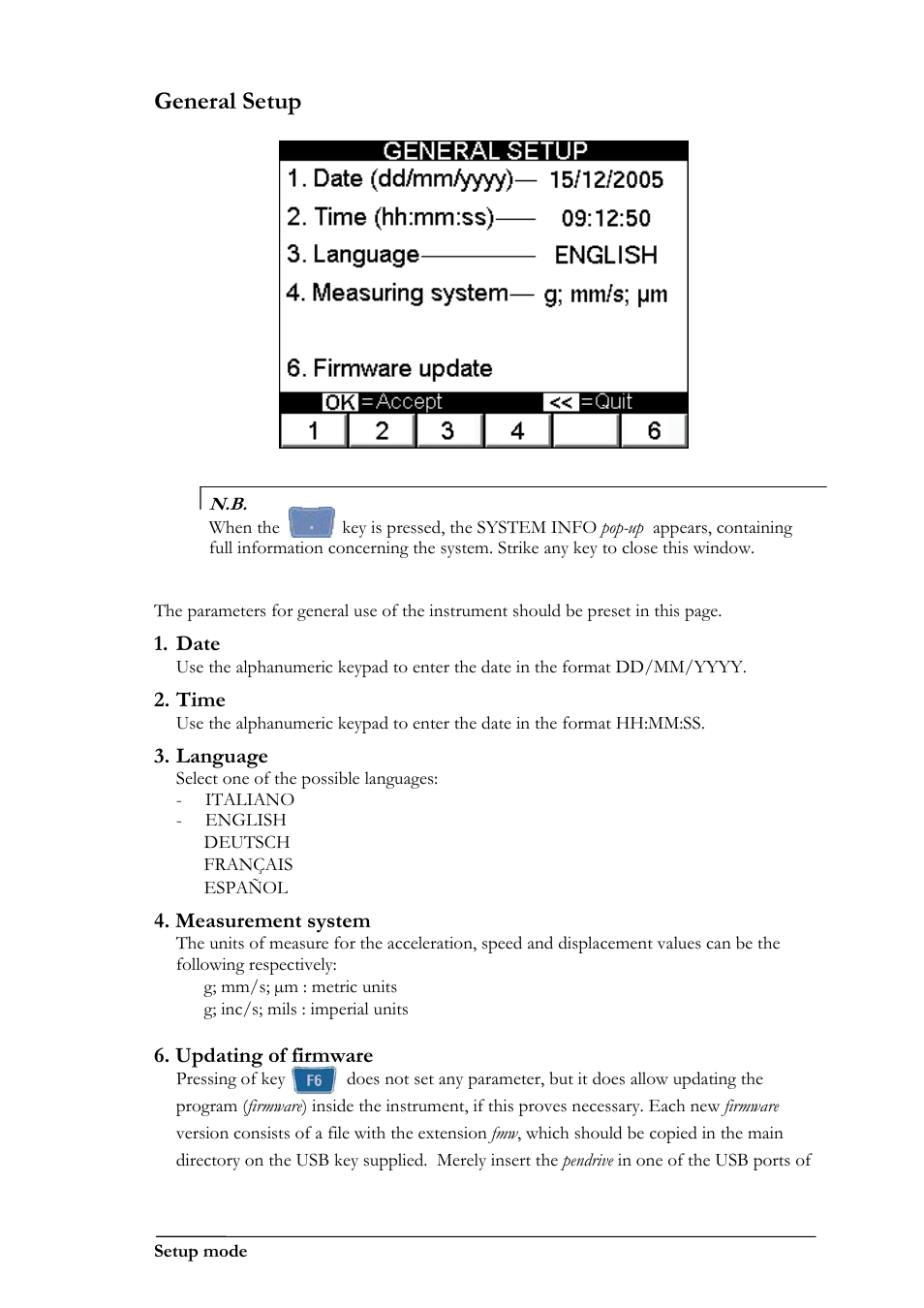 General setup | CEMB USA N500 User Manual | Page 23 / 89