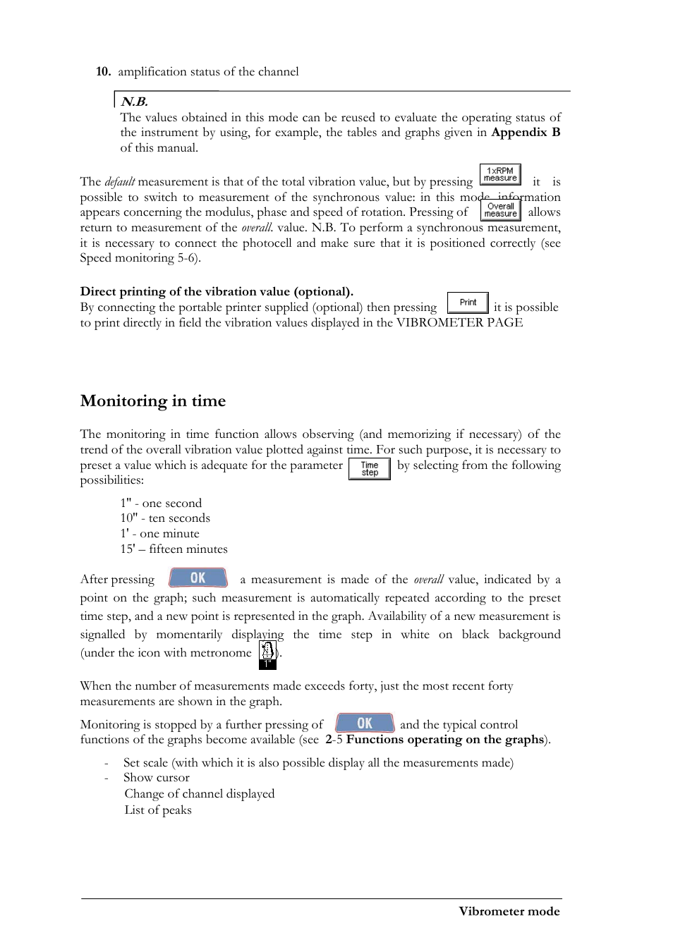 Monitoring in time | CEMB USA N500 User Manual | Page 28 / 89