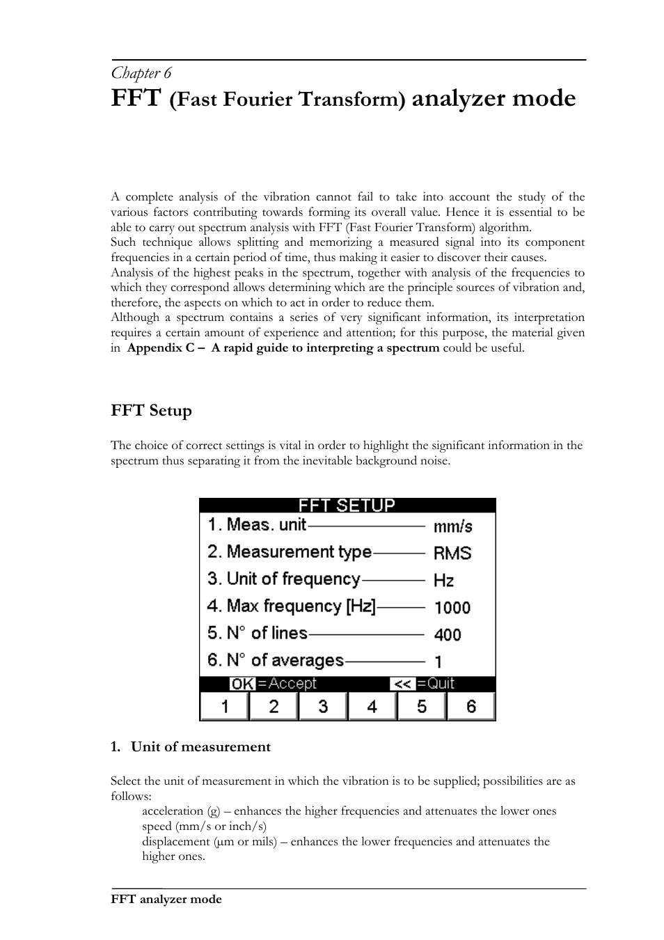 Analyzer mode, Fast fourier transform) | CEMB USA N500 User Manual | Page 33 / 89