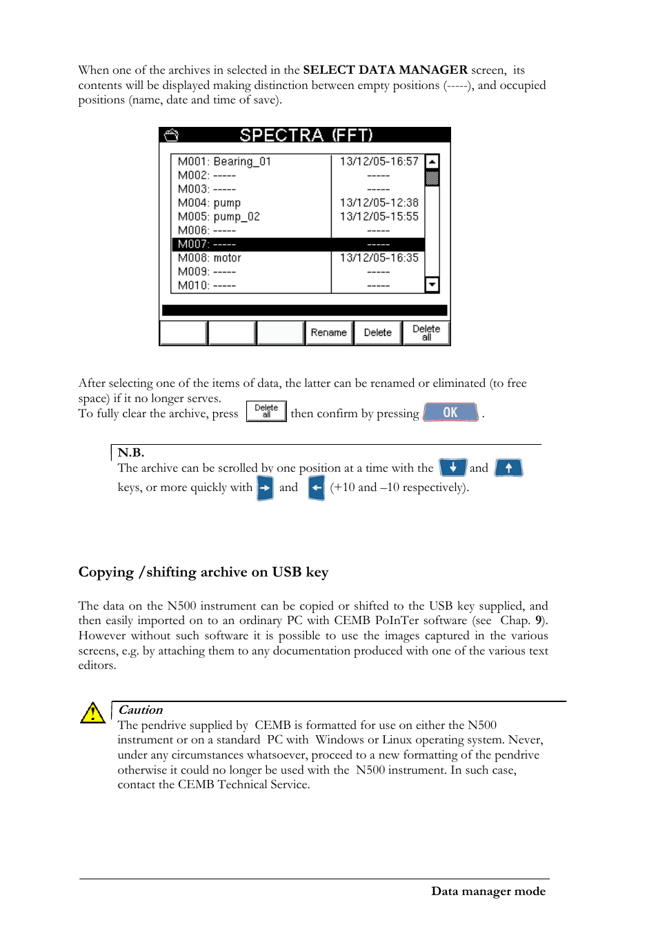 CEMB USA N500 User Manual | Page 58 / 89