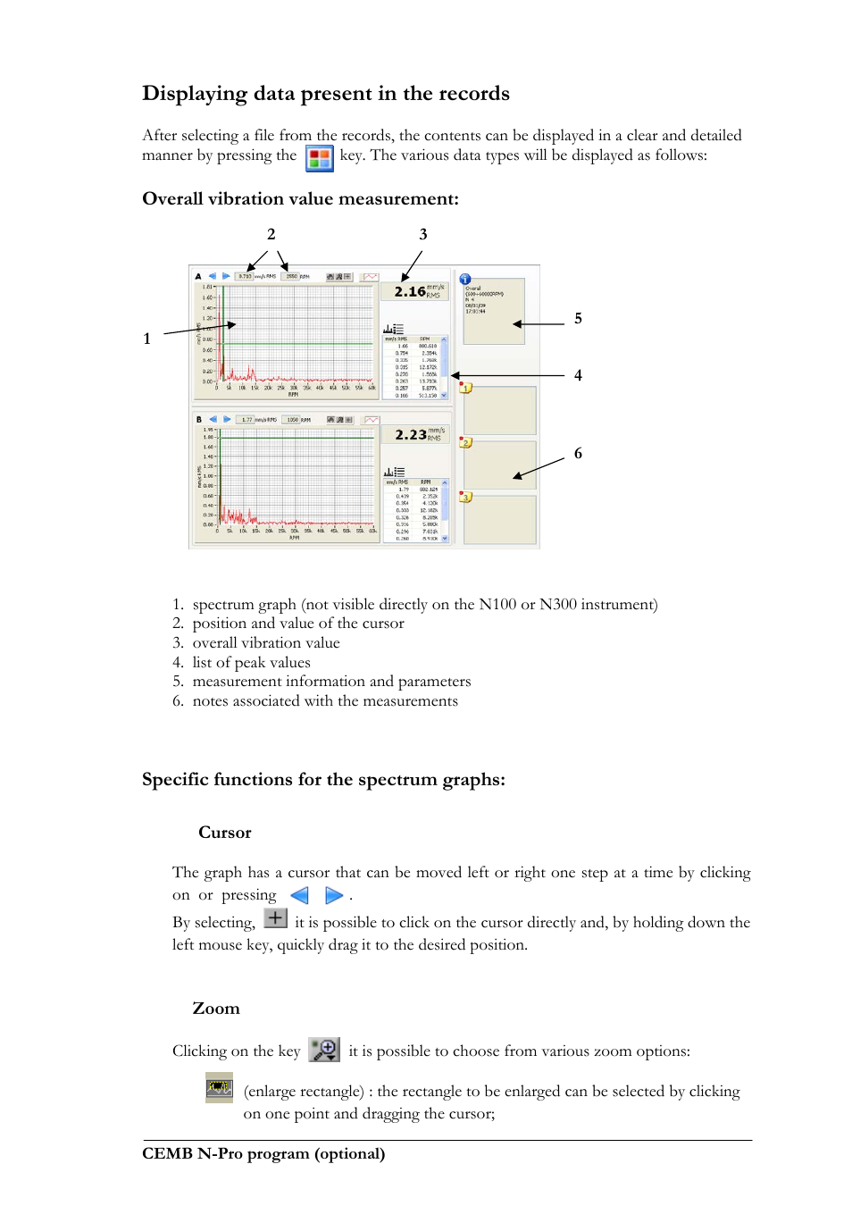 Displaying data present in the records | CEMB USA N300 User Manual | Page 53 / 90