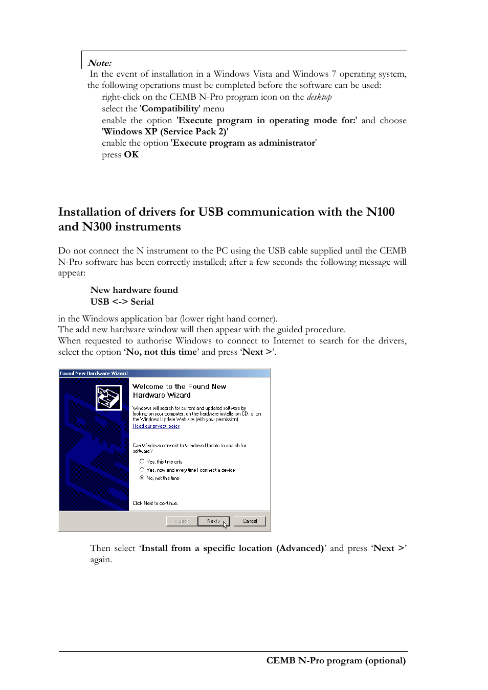 CEMB USA N100 User Manual | Page 38 / 68