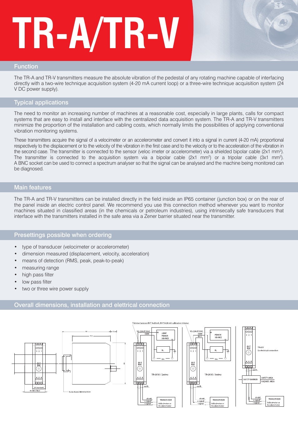 Tr-a/tr-v | CEMB USA TR-V User Manual | Page 2 / 4