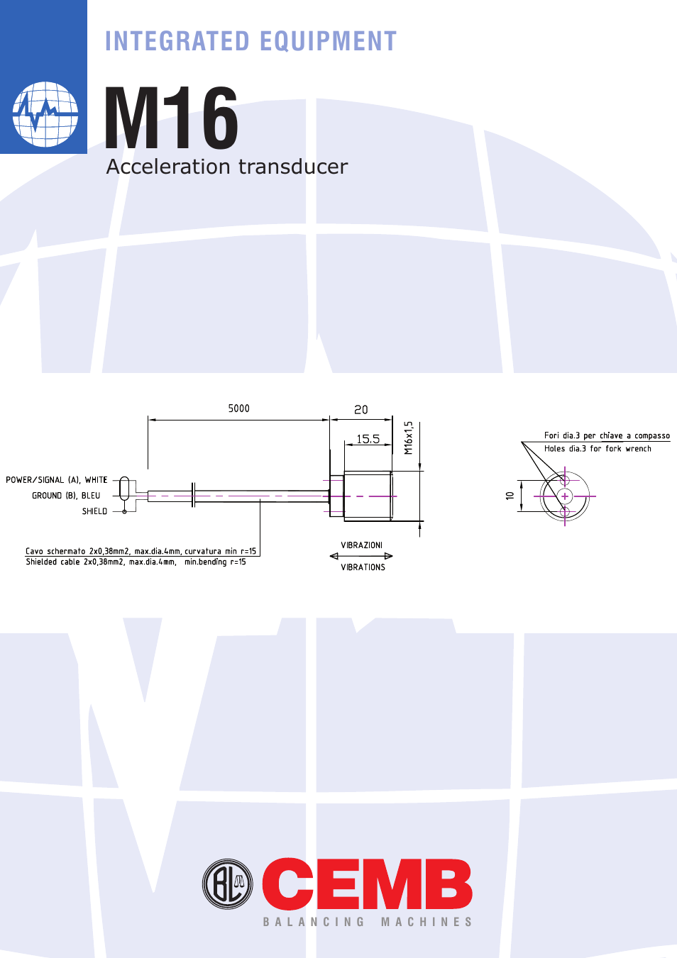 CEMB USA M16 User Manual | 2 pages