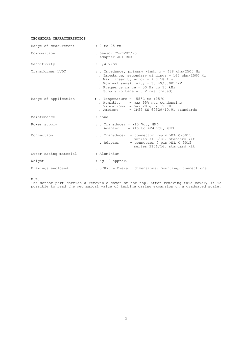CEMB USA T5-LVDT_25-24 User Manual | Page 2 / 4
