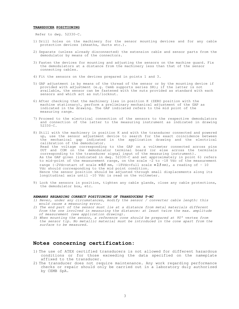 CEMB USA T-NC-API-ATEX User Manual | Page 3 / 5