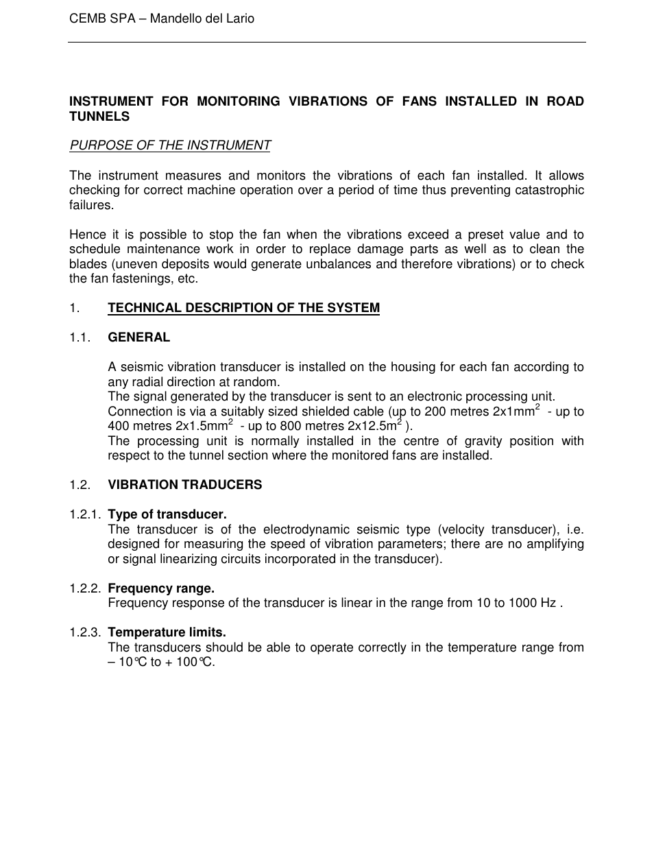 CEMB USA TMP User Manual | Page 2 / 10