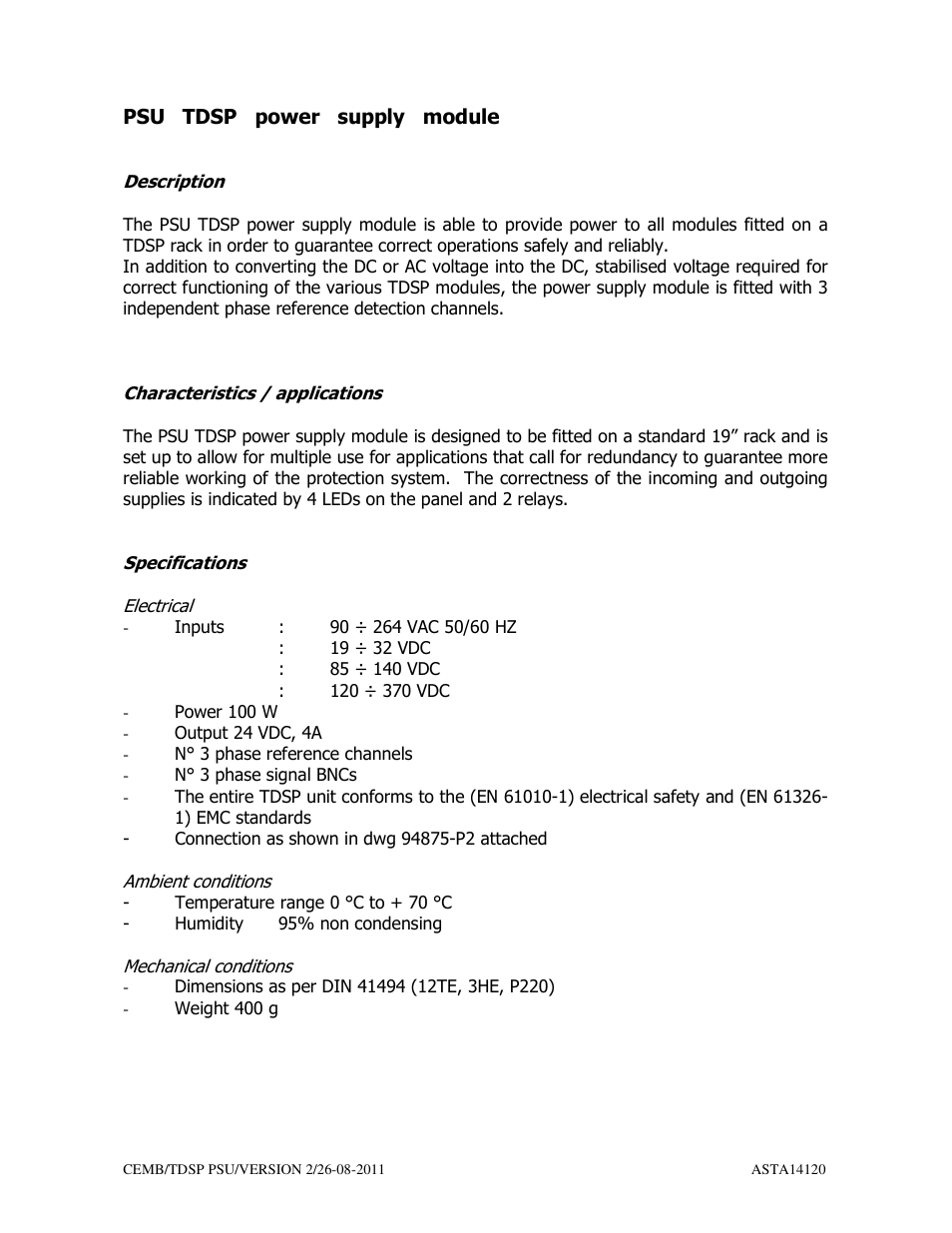 CEMB USA TDSP User Manual | Page 7 / 15