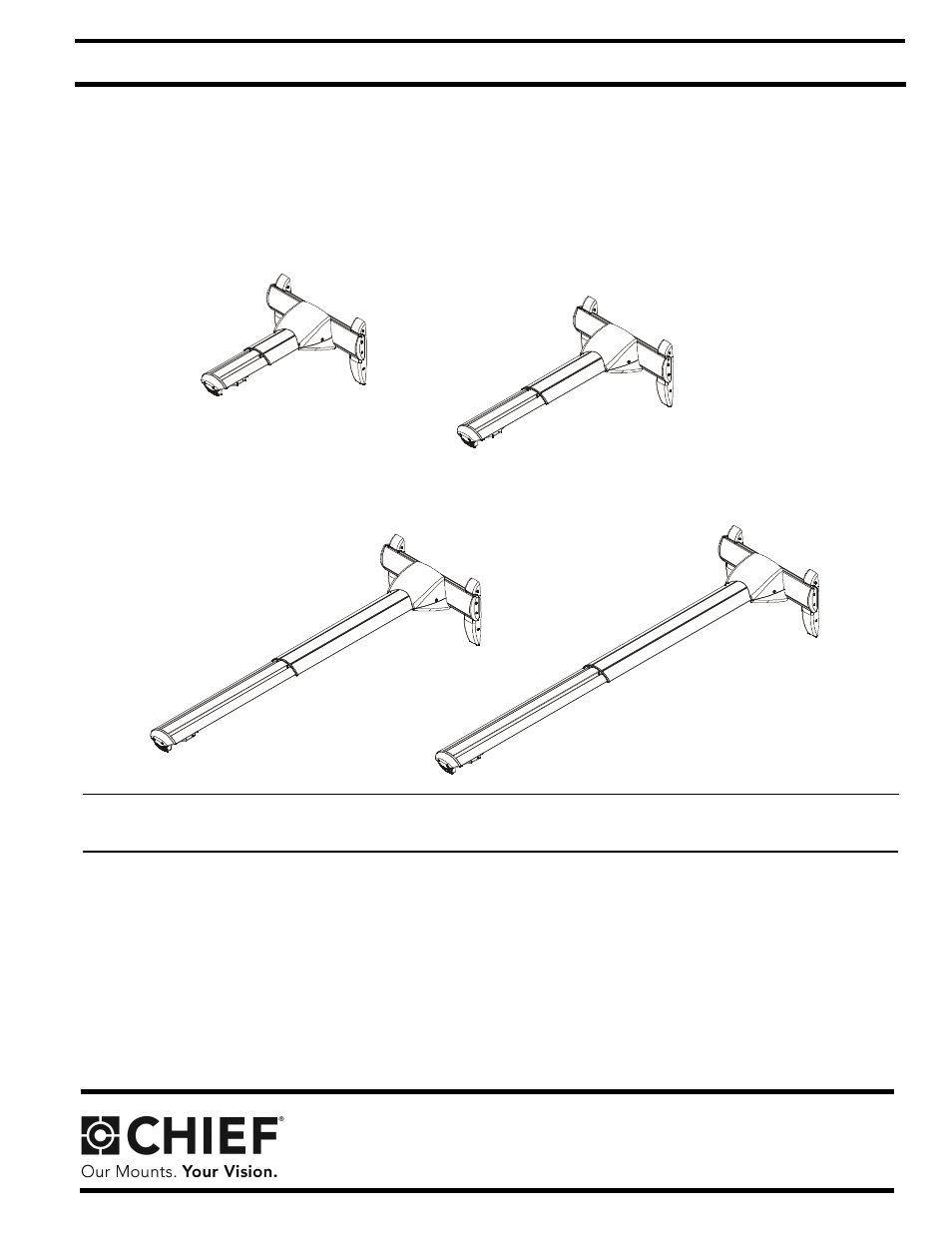CHIEF WM2 Series User Manual | 28 pages