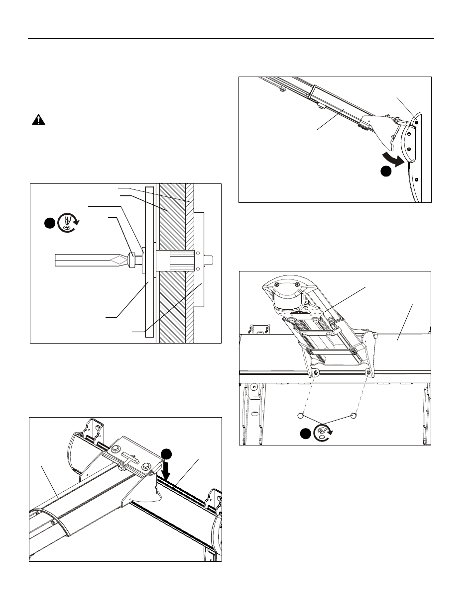 Installation to wall bracket | CHIEF WM2 Series User Manual | Page 12 / 28