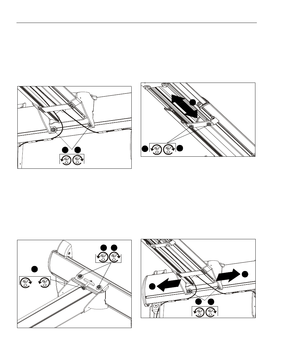 Adjustments | CHIEF WM2 Series User Manual | Page 18 / 28