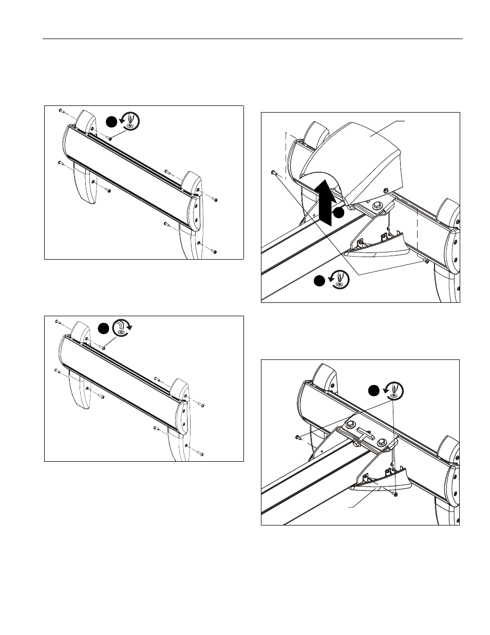 Security screw installation (optional) | CHIEF WM2 Series User Manual | Page 19 / 28
