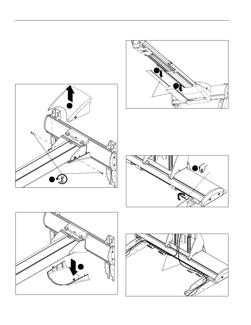 Cable management (optional), Removing mount covers | CHIEF WM2 Series User Manual | Page 22 / 28