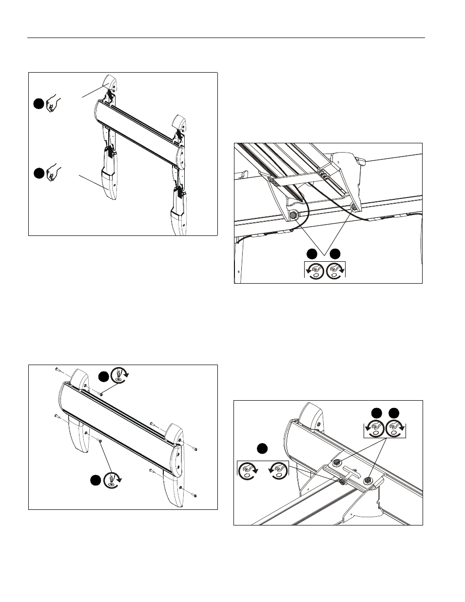 Adjustments | CHIEF WM2 Series User Manual | Page 24 / 28