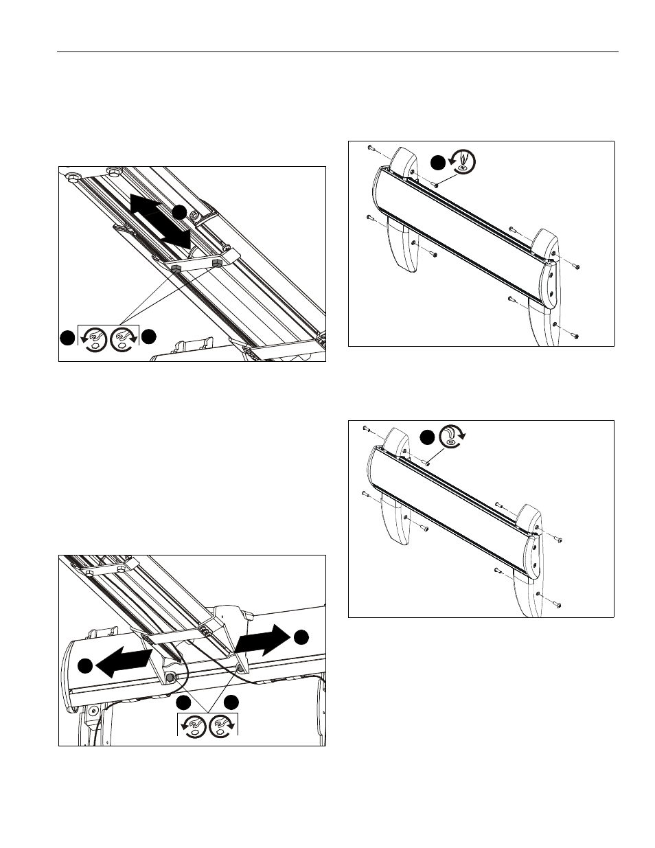 Security screw installation (optional) | CHIEF WM2 Series User Manual | Page 25 / 28