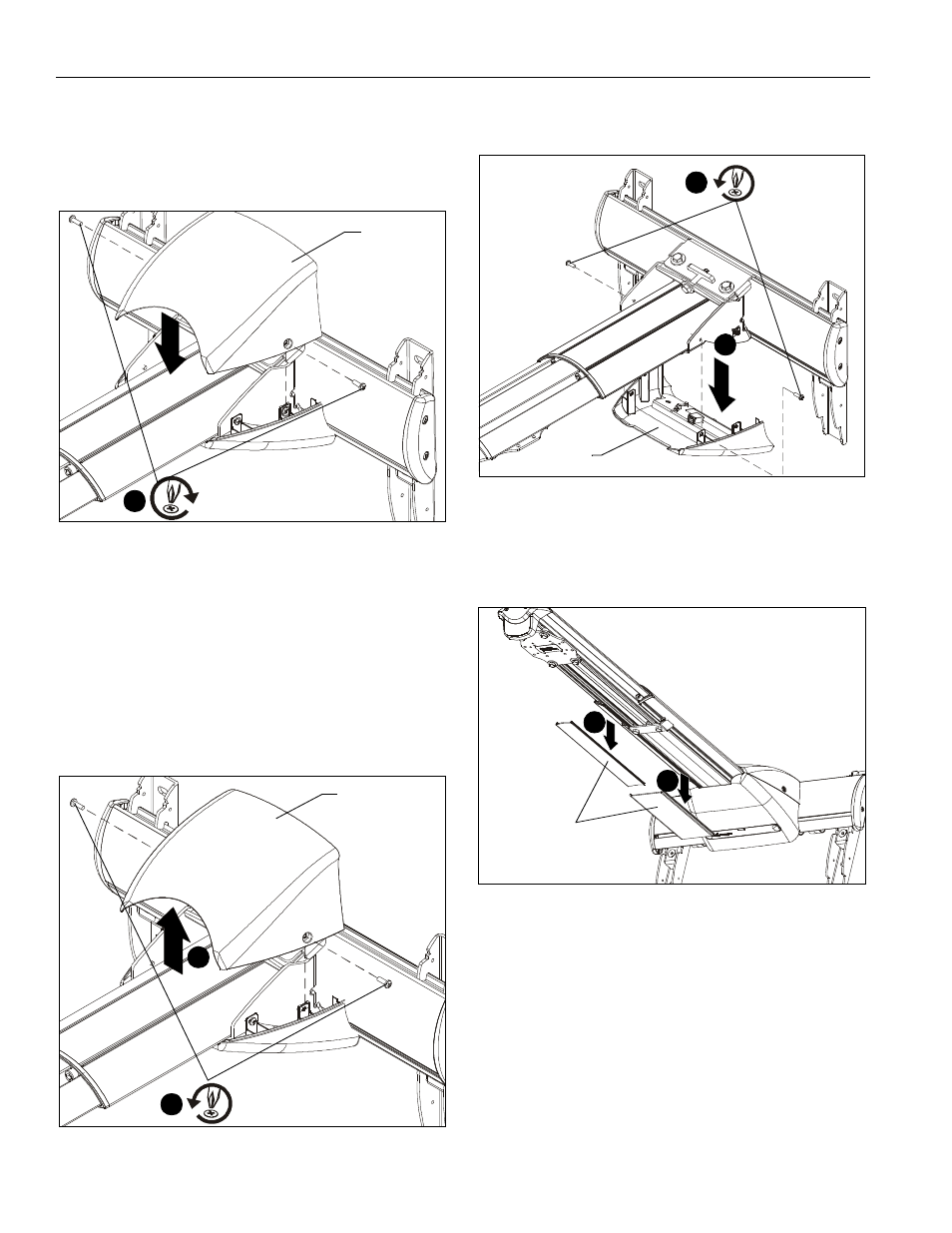 Cable management (optional), Removing mount covers | CHIEF Short Throw Interactive Series User Manual | Page 14 / 28