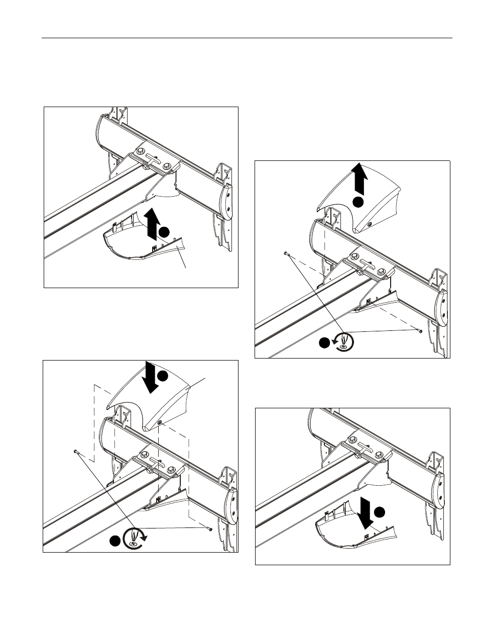 Wm2xxs standard mount installing mount covers, Cable management (optional), Removing mount covers | CHIEF Short Throw Interactive Series User Manual | Page 21 / 28