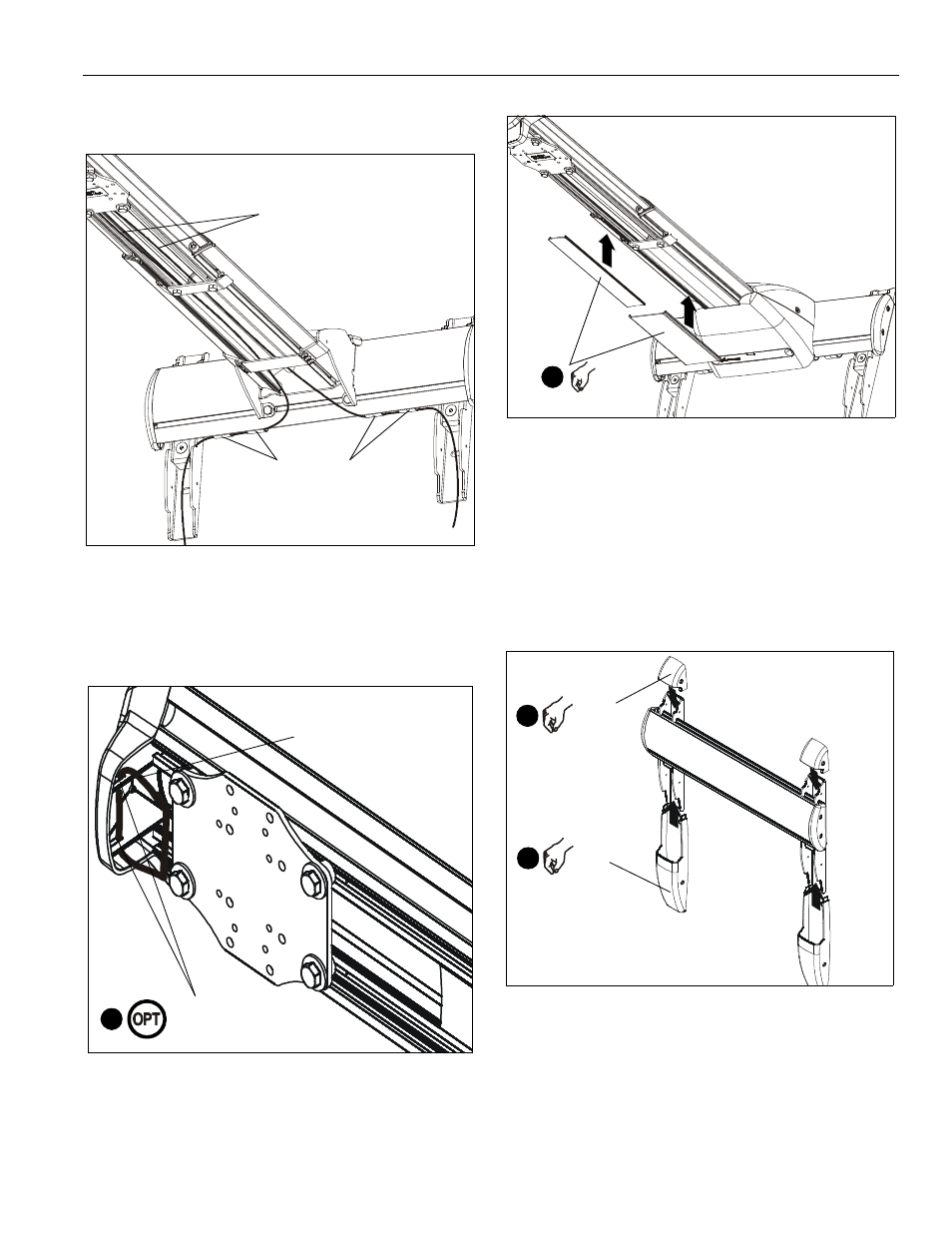 Installation of wall bracket covers | CHIEF Short Throw Interactive Series User Manual | Page 23 / 28
