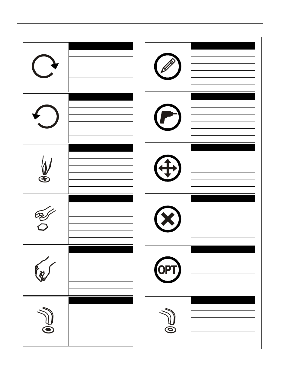 Legend | CHIEF Short Throw Interactive Series User Manual | Page 4 / 28