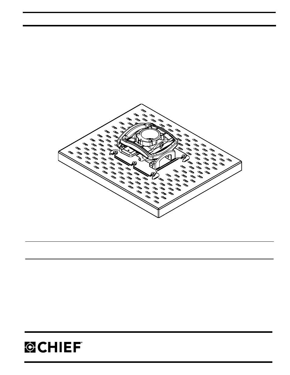 CHIEF RPMA1-B1-C1 User Manual | 8 pages