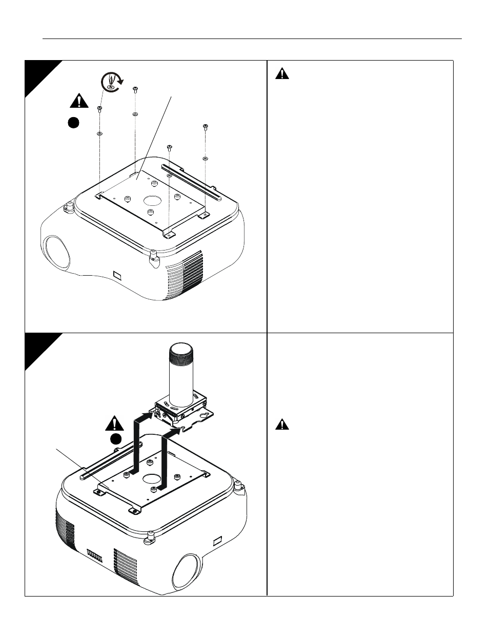 2b 2a | CHIEF RSA Series User Manual | Page 9 / 16