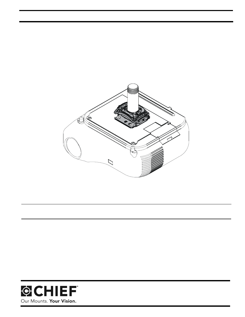 CHIEF RSMx Series User Manual | 16 pages