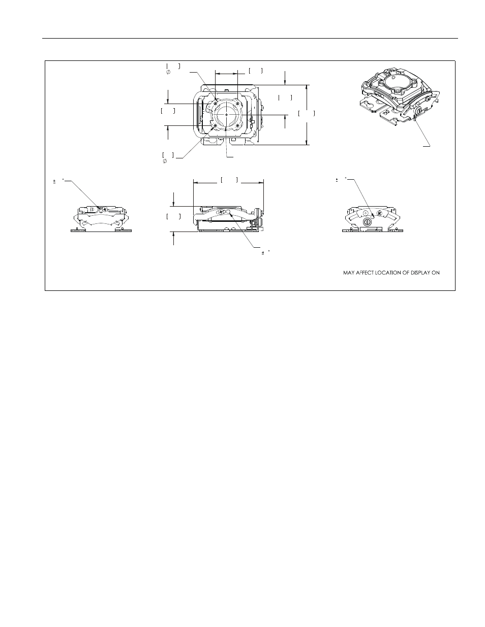 Dimensions | CHIEF RSMx Series User Manual | Page 3 / 16
