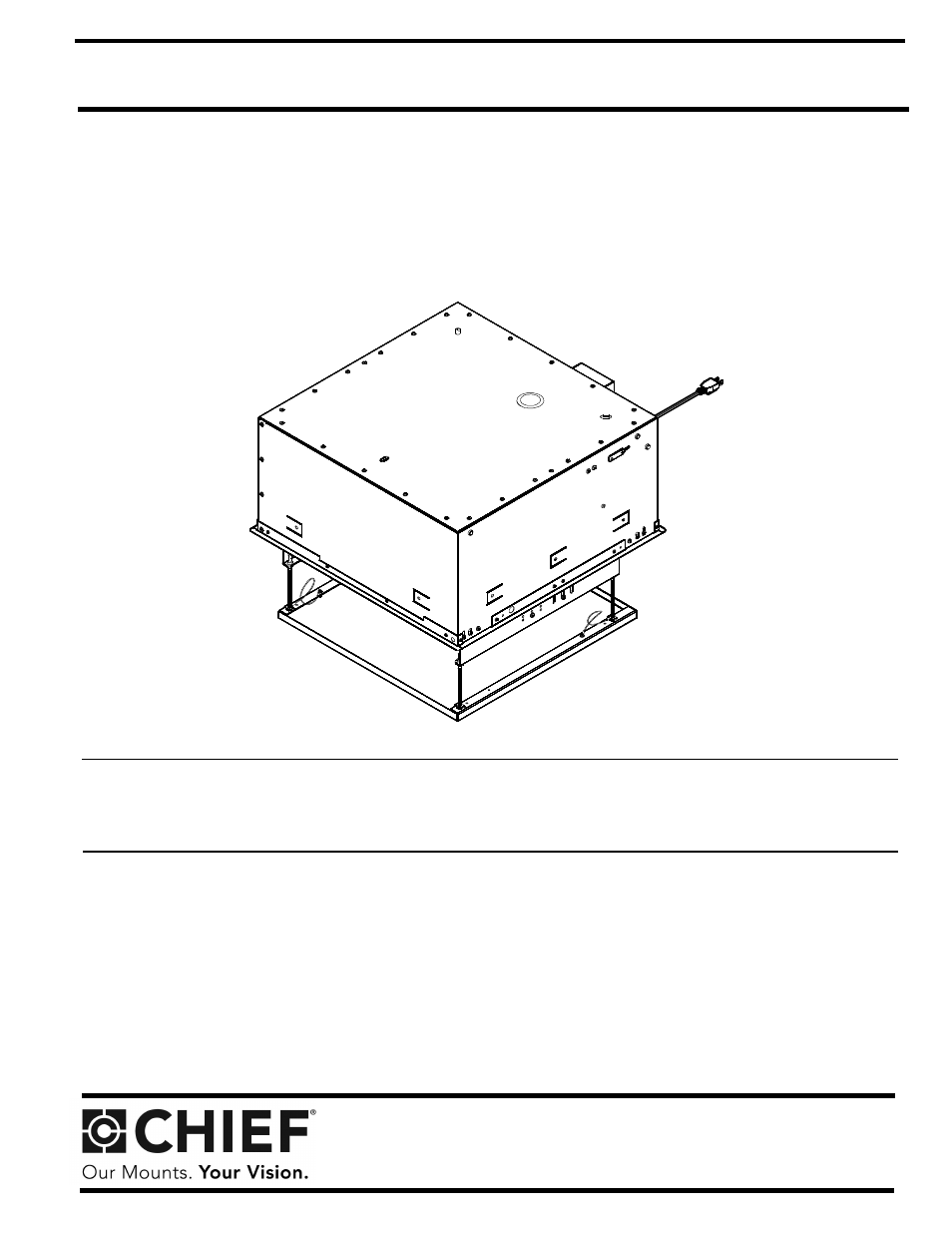 CHIEF SL151 Series User Manual | 16 pages
