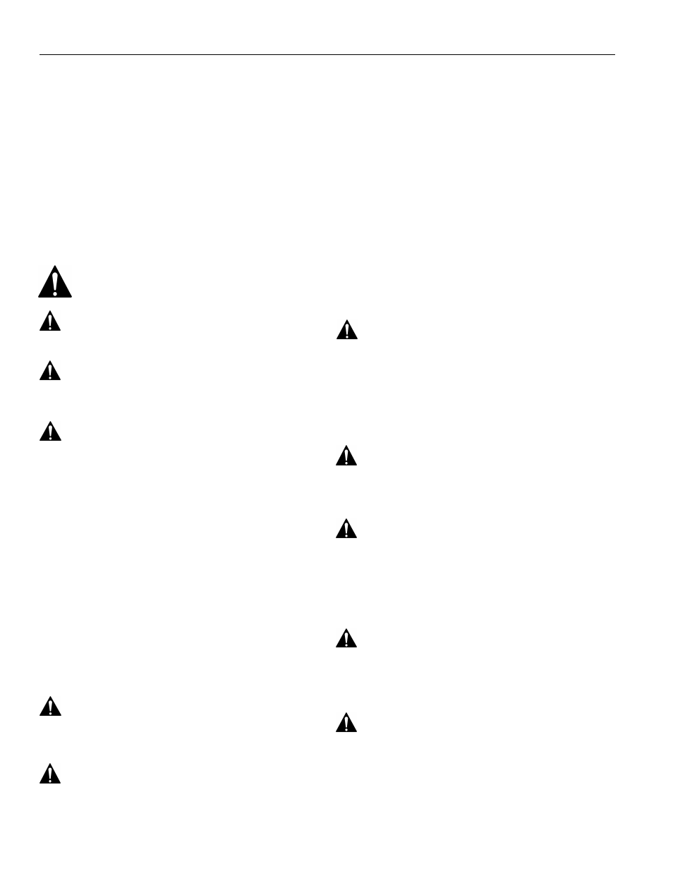 Warning, Caution, Danger | CHIEF SL151 Series User Manual | Page 2 / 16