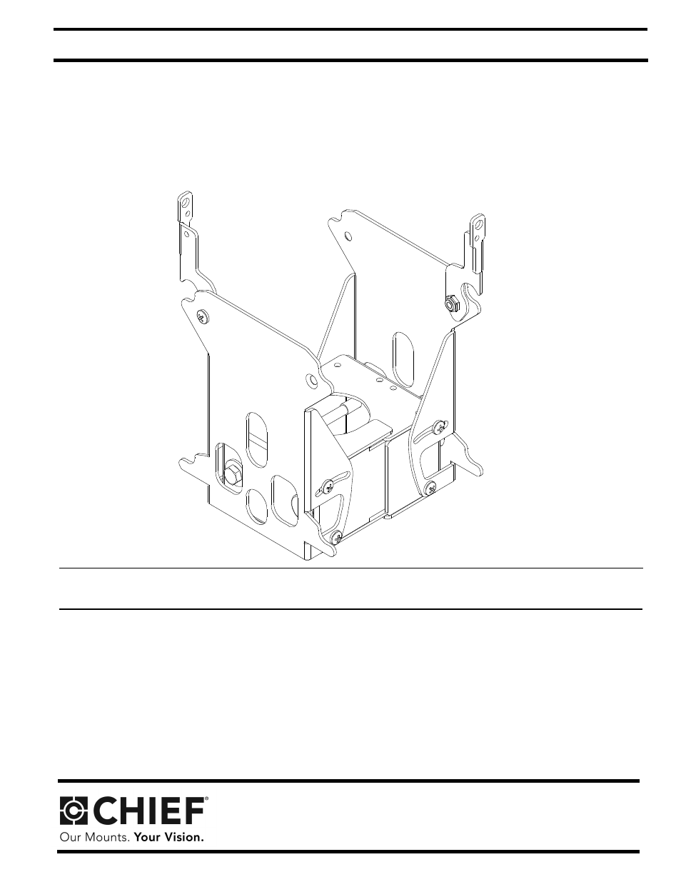 CHIEF FDP Series User Manual | 8 pages