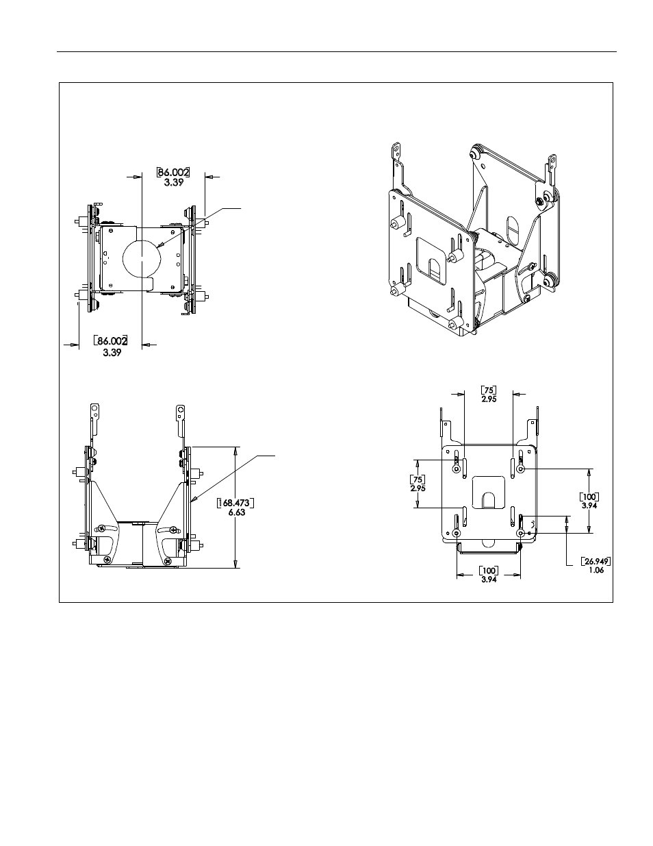 CHIEF FDP Series User Manual | Page 3 / 8