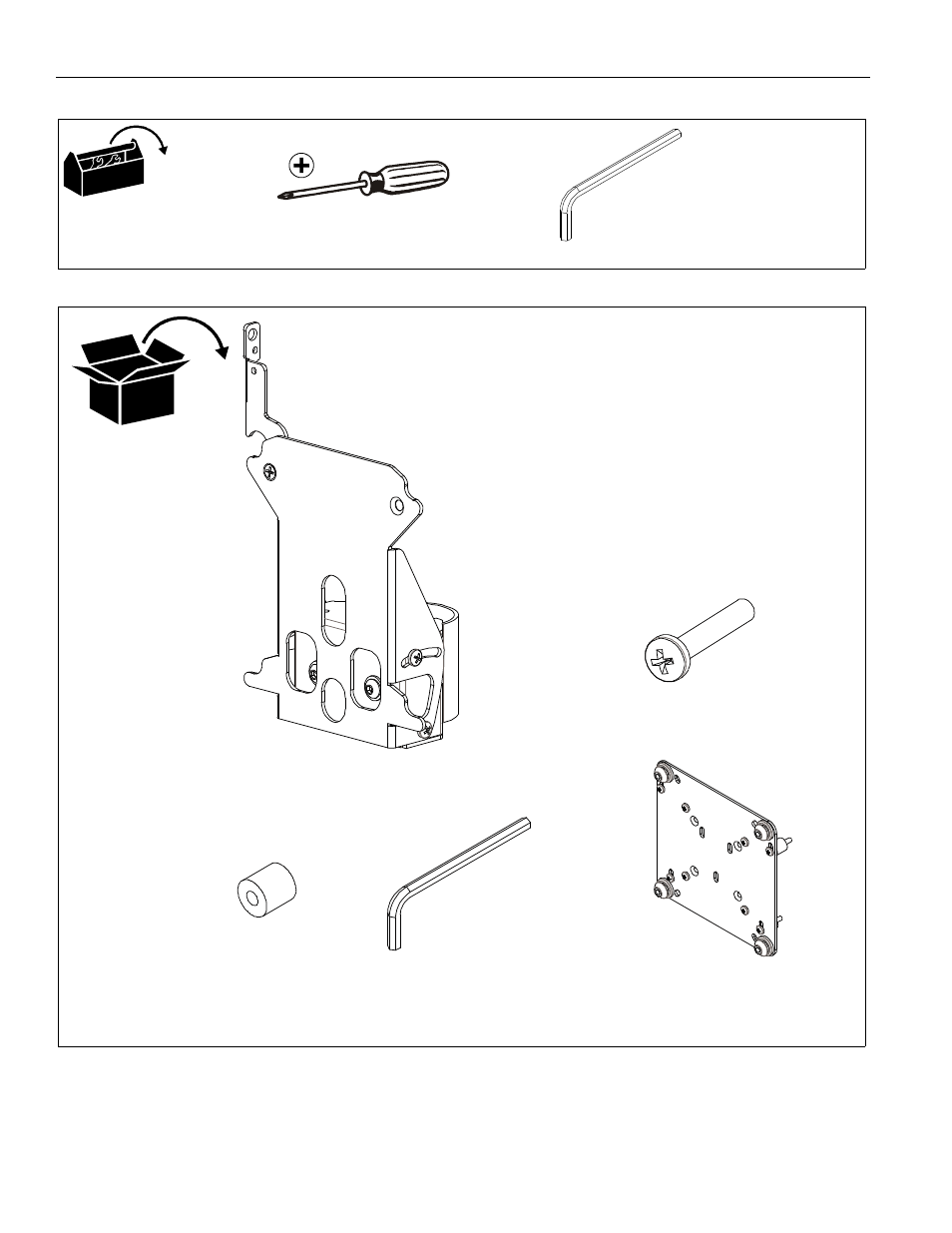 Tools required for installation parts | CHIEF FSP Series User Manual | Page 4 / 8