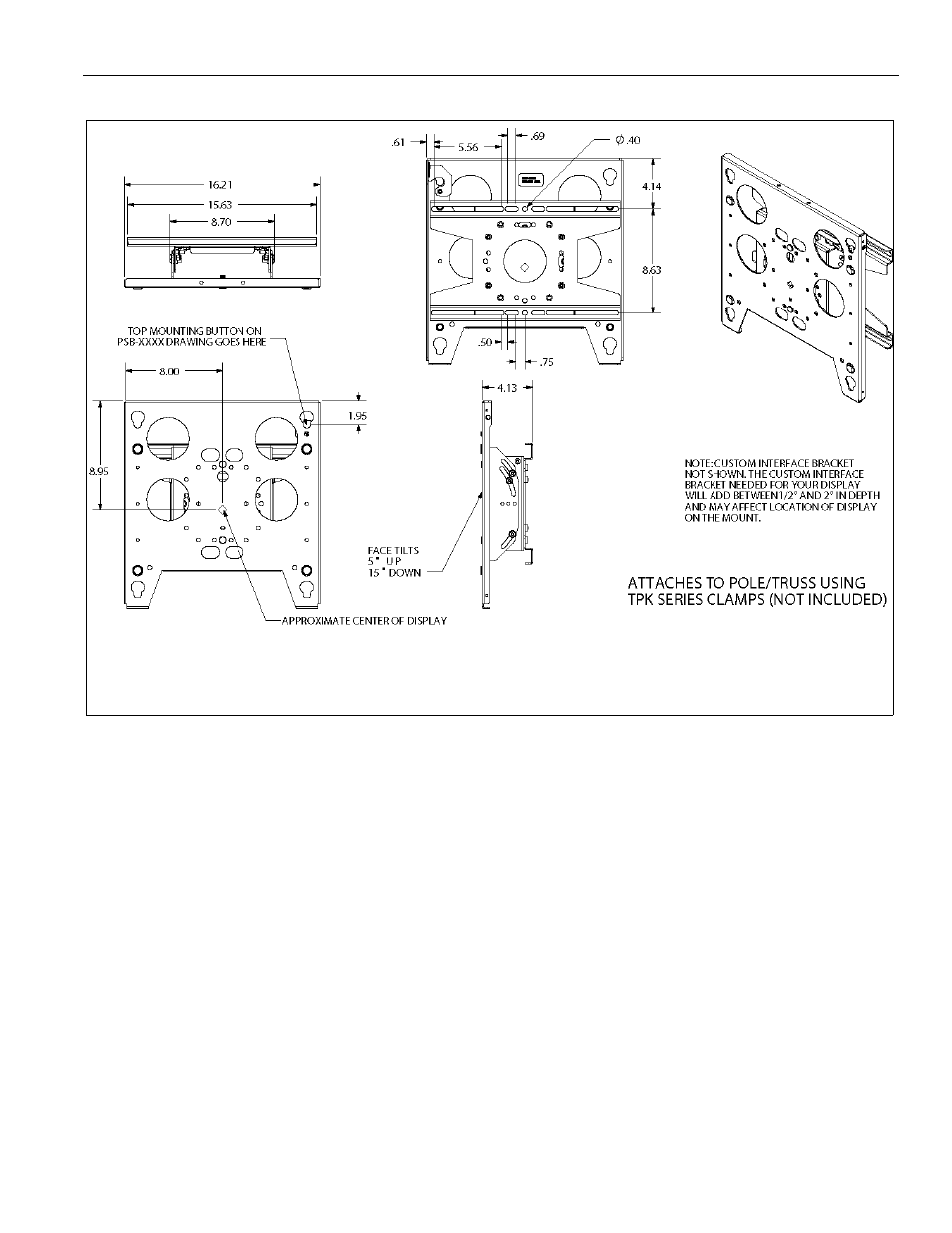 CHIEF TPP Series User Manual | Page 3 / 12