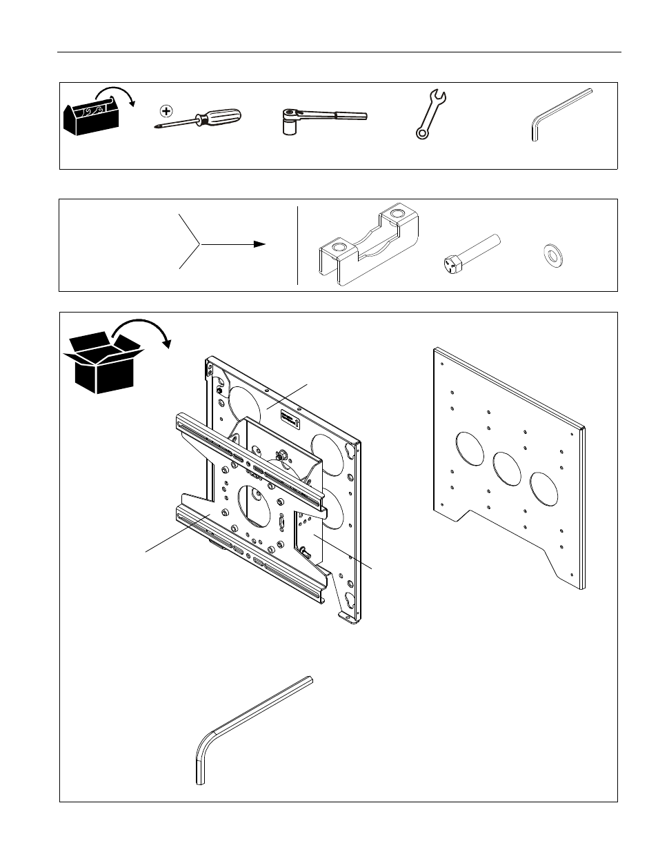Parts | CHIEF TPP Series User Manual | Page 5 / 12