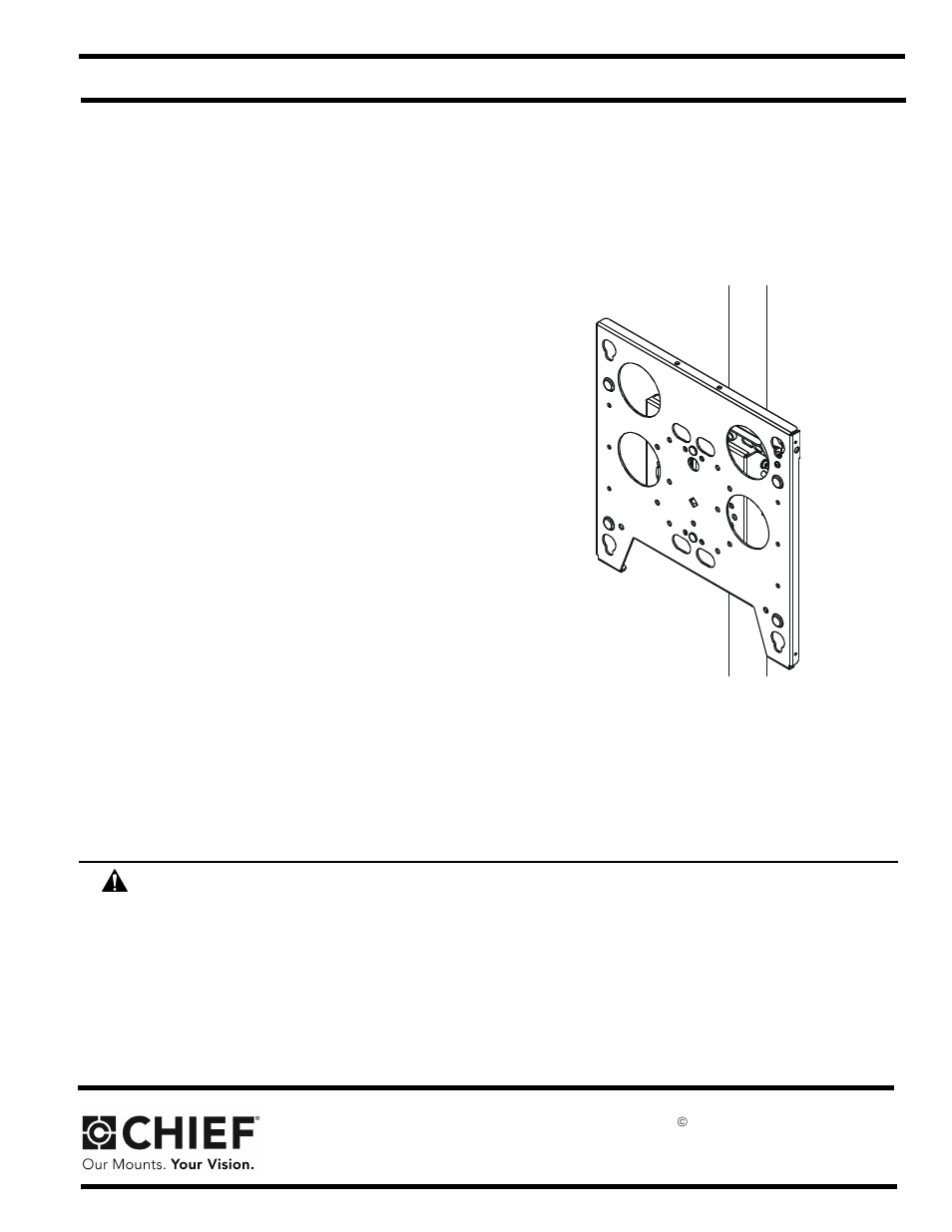 CHIEF TPM-2000 Series User Manual | 8 pages