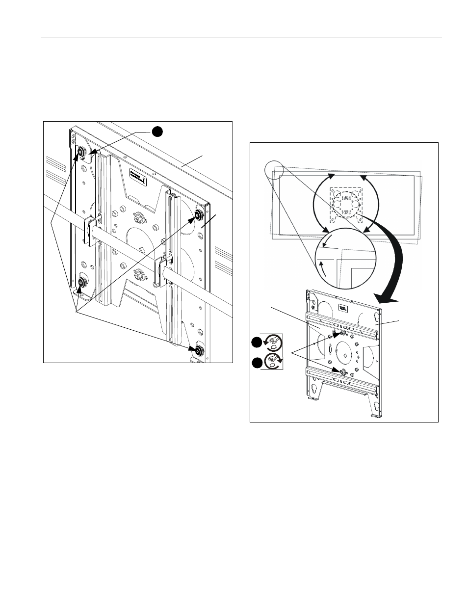 Adjustments | CHIEF TPS Series User Manual | Page 9 / 12
