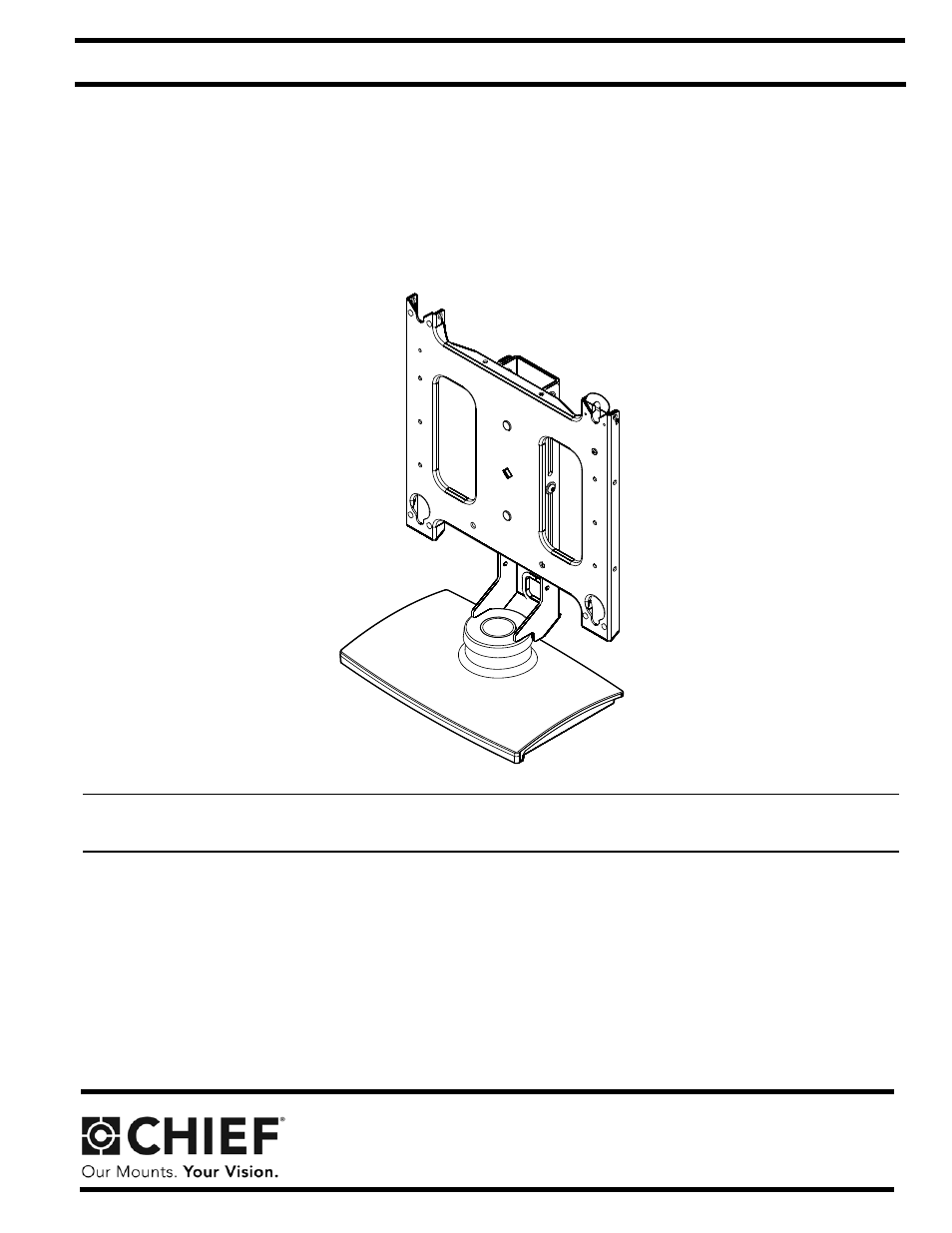 CHIEF PSS Series User Manual | 8 pages