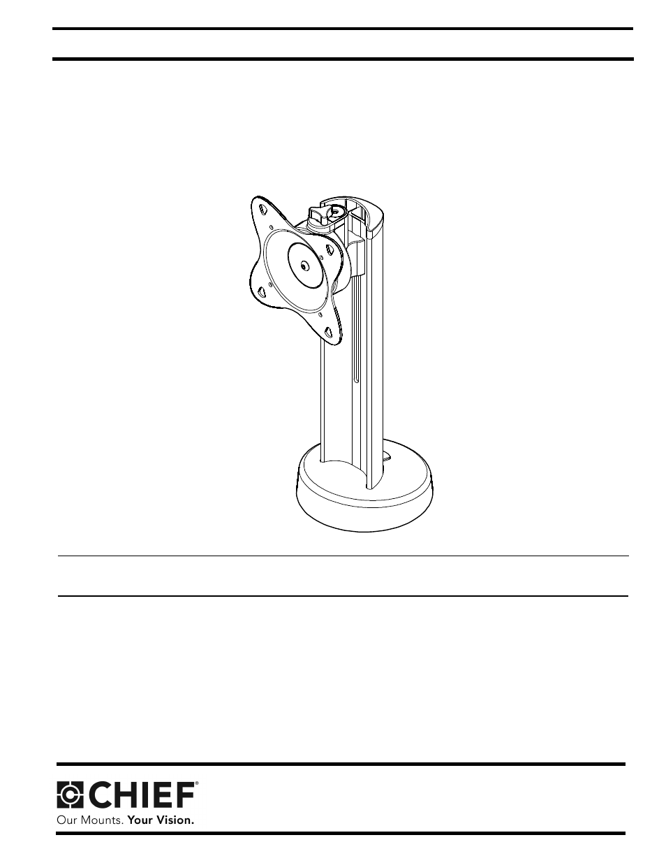 CHIEF STS1 User Manual | 8 pages