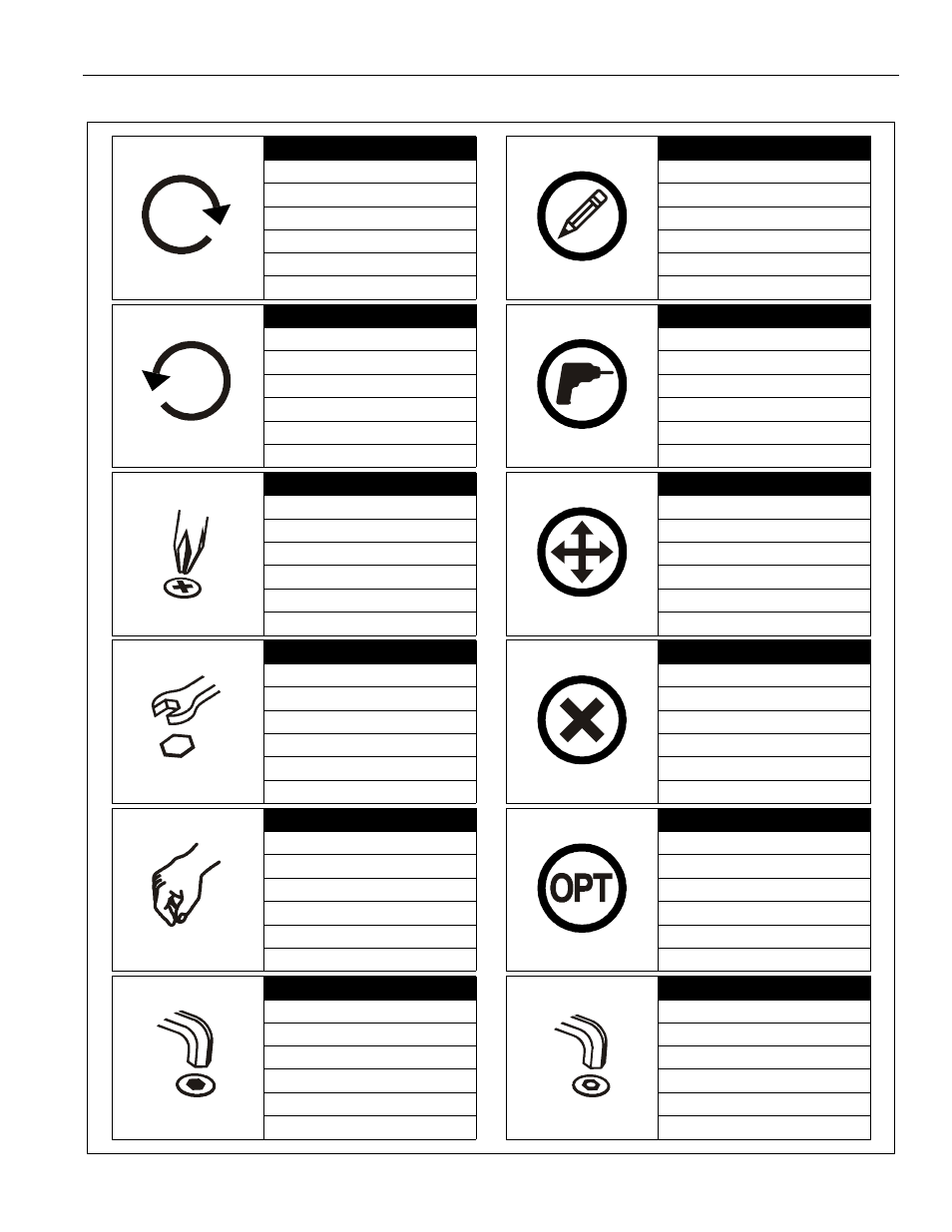 Legend | CHIEF STS1 User Manual | Page 3 / 8