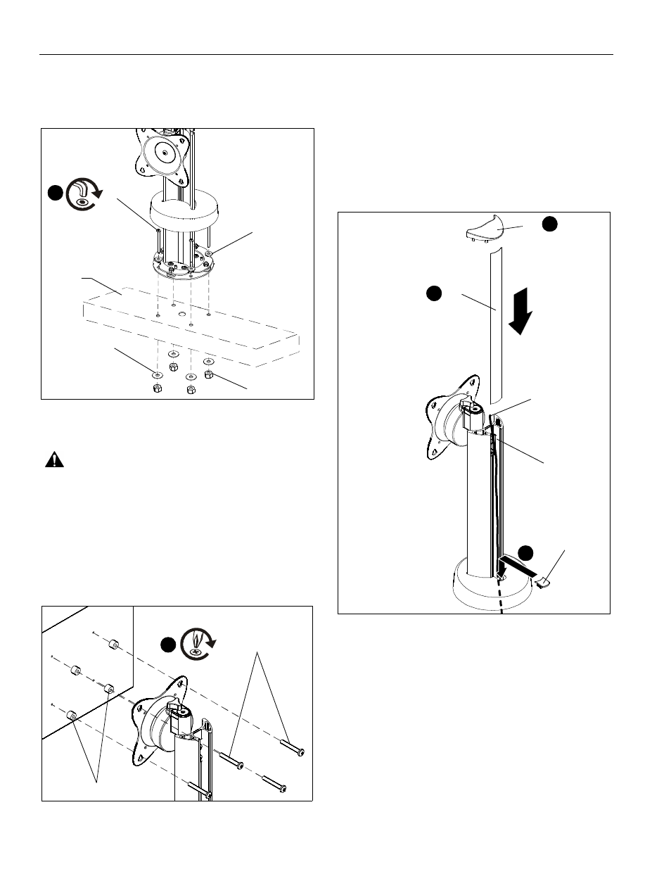 Attaching display, Cable management | CHIEF STS1 User Manual | Page 6 / 8